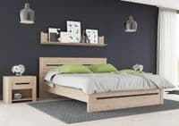 Selby Light Oak Effect 2 Door 98cm Wardrobe SZDJ05