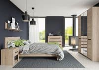 Selby Light Oak Effect 2 Door Wardrobe SZDJ05