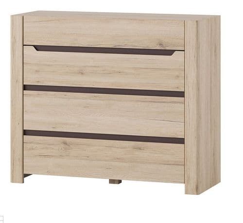 Selby Light Oak Effect Large Chest Of Drawers SZDJ11