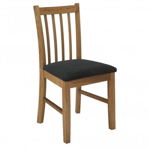 Soissons Black And Oak Dining Chair 19LD635