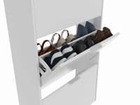 Soles Large Shoe Cabinet White- 2894