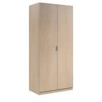 Spiro Oak Effect Compact Narrow 2 Door Space-Saving Wardrobe 81cm Wide - LCX022R- S/O