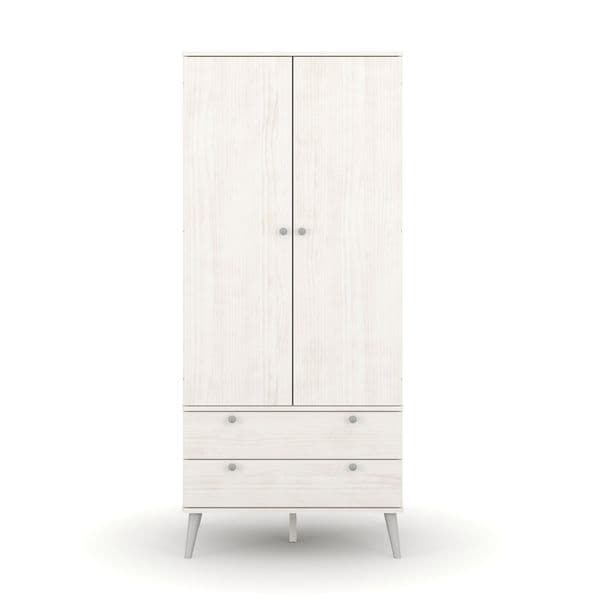 Staggy Curve 2 Door, 2 Drawer Wardrobe AGC382 CP
