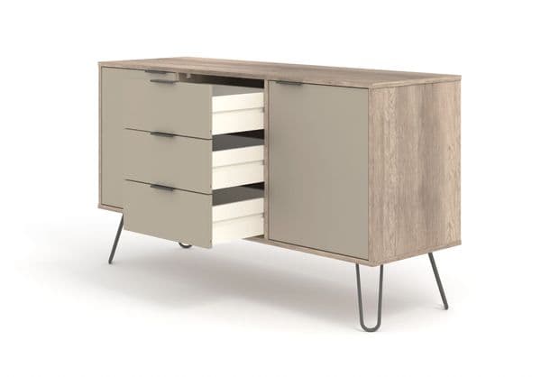 Staggy Driftwood Medium Sideboard with 2 Doors, 3 Drawers  AGD916 CP