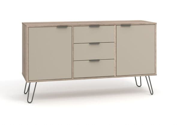 Staggy Driftwood Medium Sideboard with 2 Doors, 3 Drawers  AGD916 CP