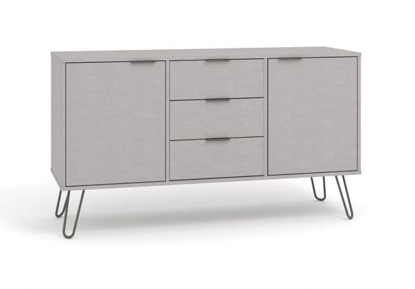 Staggy Grey Medium Sideboard with 2 Door, 3 Drawers AGG916 CP
