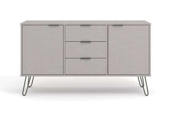 Staggy Grey Medium Sideboard with 2 Door, 3 Drawers AGG916 CP