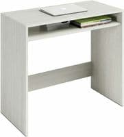 Star Small White Modern Desk with Pull-Out Keyboard Tray - 008310Y S/O