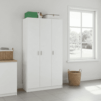 Tall Utility Storage Cupboard with Shelves and Doors- Online Outlet