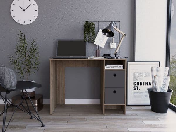 Tara Desk with Two Drawers in Oak VG106 CP