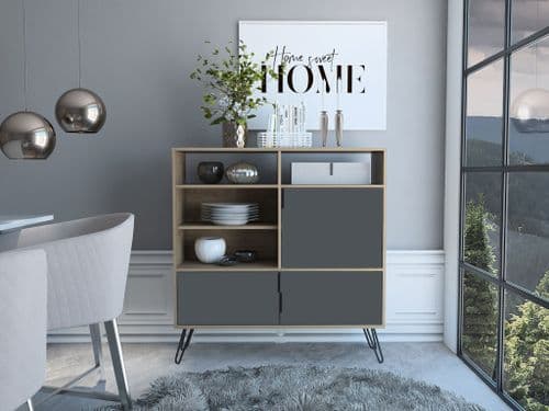 Tara High Sideboard in Oak VG916 CP
