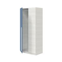 Thuram 90cm White & Blue 2 Door Wardrobe 0A7437Y - S/O