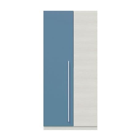 Thuram White & Blue 2 Door Wardrobe 0A7437Y - S/O