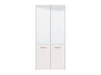 Tokyo White Mirrored Door 50 Pair Large Shoe Cabinet Cupboard - 11011484 RZ