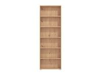 Tomar Artisan Oak Effect Slim 211.5cm Tall Bookcase Bookshelf Shelving Unit - 11011481