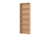 Tomar Artisan Oak Effect Slim 211.5cm Tall Bookcase Bookshelf Shelving Unit - 11011481
