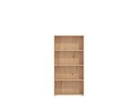 Tomar Artisan Oak Effect Slim Low Short Bookcase Bookshelf Shelving Unit - 11011477