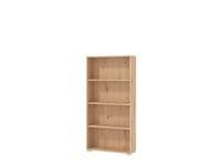 Tomar Artisan Oak Effect Slim Low Short Bookcase Bookshelf Shelving Unit - 11011477
