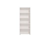 Tomar White Slim 176.5cm Tall Bookcase Bookshelf Shelving Unit - 11011438