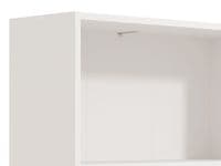 Tomar White Slim 211.5cm Tall Bookcase Bookshelf Shelving Unit - 11011440