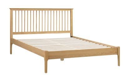 Trier Solid Oak Effect King Size Bed 24JB304