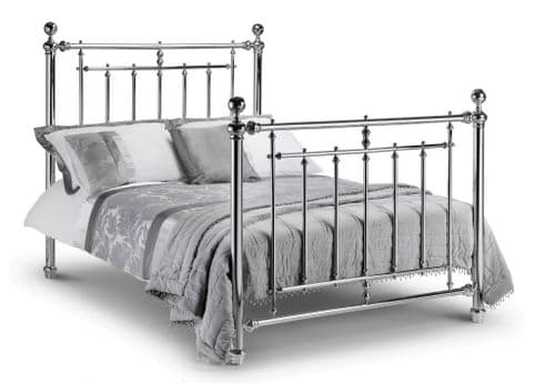 Trieste Majestic Chrome Plated Double Bed JB206