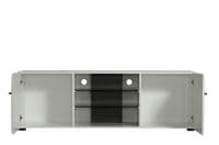 Trinity Large Tall White Gloss TV Cabinet for upto 65inch TV