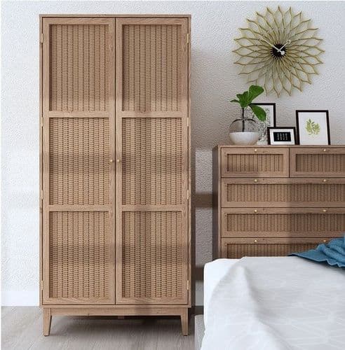 Trouville Oak Effect 2 Door Wardrobe 22LD371