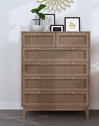Trouville Oak Effect 6 Drawer Chest 22LD370