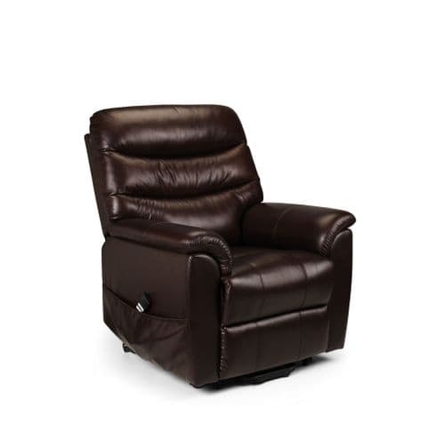 Udine Top Grain Leather Dual Motor Rise & Recline Chair JB435