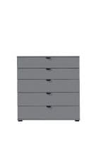 Valenca Modern Large Chest Of Drawers in Grey