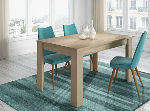 Vasquez Canadian Oak Effect Extending Dining Table - 004586F SO