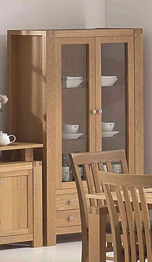Venna Solid Oak Display Unit HL85