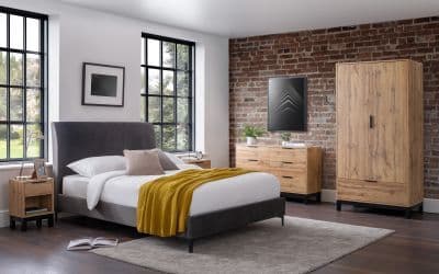 Vigo Oak Effect 2 Door 1 Drawer Wardrobe 22JB54