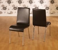 Viverette Glass Dining Set 4 Foot
