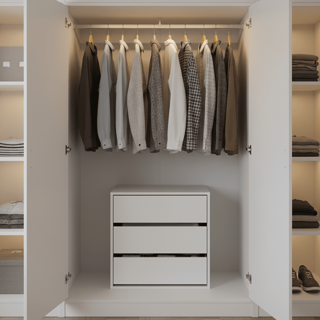 Wardrobe Universal Internal Drawer Unit