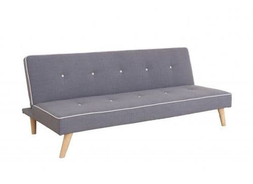 Wattrelos Grey Fabric Sofa Bed 17LD517