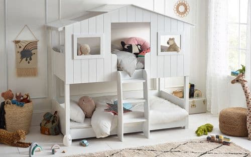 Wilson White Treehouse Bunk Bed - 24JB