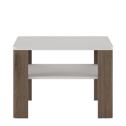 York White High Gloss Coffee Table with shelf FG4204644