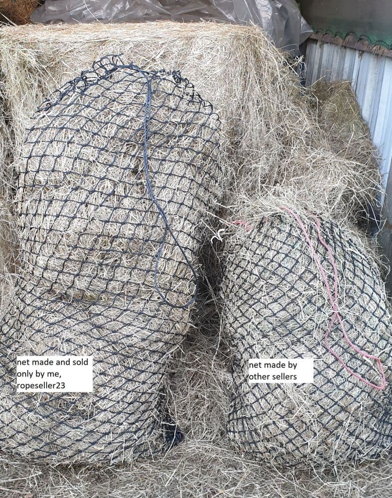 HAY NET FOR traditional BALE SLOW FEEDER DESIGN STRONG ROTPROOF