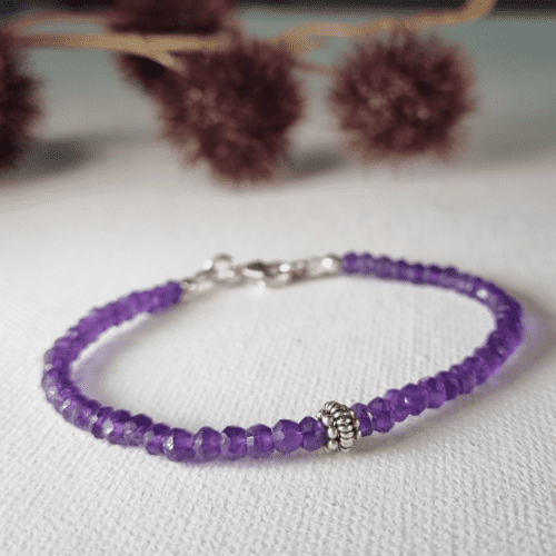 Bracelet – Gemstone – Amethyst – Amethyst Stacking Bracelet 1025