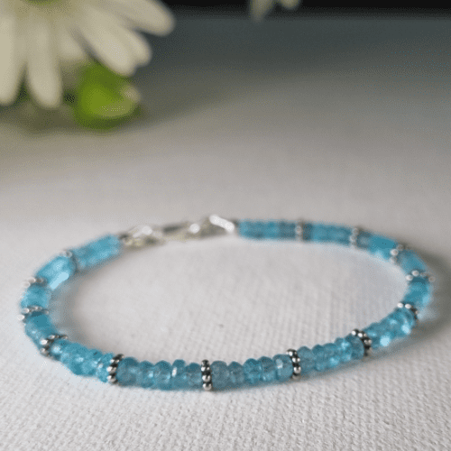Bracelet – Gemstone – Apatite Stacking Bracelet 1003