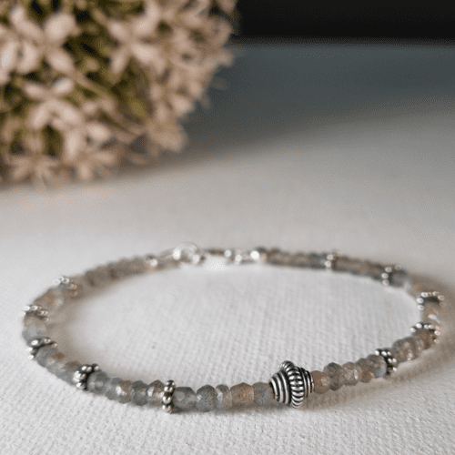 Bracelet – Gemstone – Labradite Stacking Bracelet 1015
