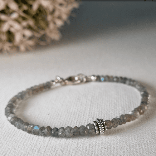 Bracelet – Gemstone – Labradorite Stacking Bracelet 1027