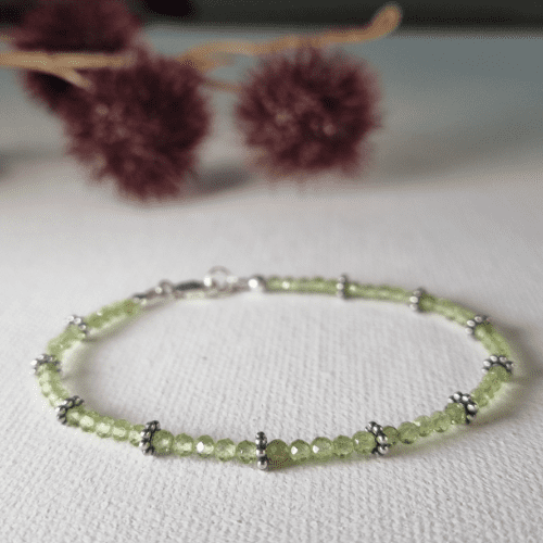 Bracelet – Gemstone – Peridot – Peridot Stacking Bracelet 1011