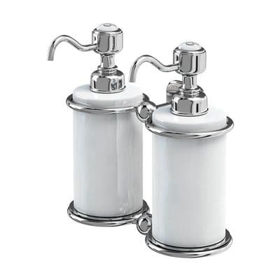 Burlington Double Soap Dispenser Chrome A20 CHR