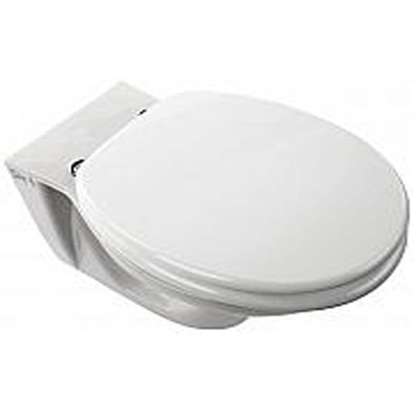 Euroshower AntiBac MDF White Toilet Seat 82995