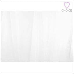 EuroShowers Simple White 180x200cm Shower Curtain 67112
