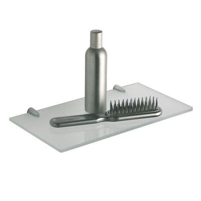 Gedy Artemis Glass Shelf 30cm Chrome 2119/30-00