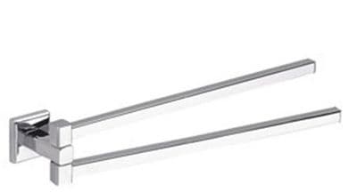 Gedy Colorado Double Swing Towel Rail Chrome 6923-13